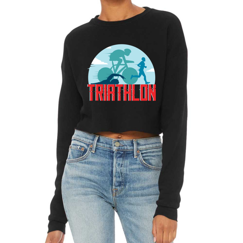 Triathlon Cropped Sweater by KENNETHPCLING | Artistshot