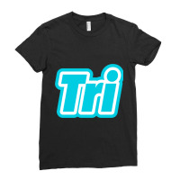 Triathlon Ladies Fitted T-shirt | Artistshot