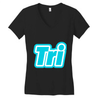 Triathlon Women's V-neck T-shirt | Artistshot