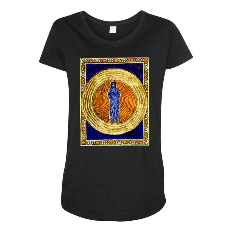 Ildegard Mystic Vision, Ildegard Of Bingen, Ildegard Mystic Vision, Il Maternity Scoop Neck T-shirt by cm-arts | Artistshot