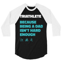 Triathlon Dad 3/4 Sleeve Shirt | Artistshot