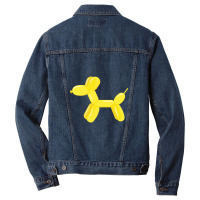 Yellow Dog Balloon Men Denim Jacket | Artistshot