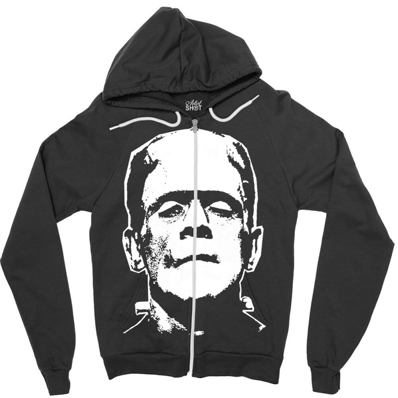 Frankenstein Zipper Hoodie by cm-arts | Artistshot