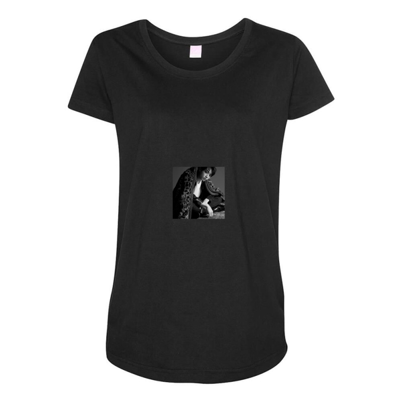 Black White Jk Maternity Scoop Neck T-shirt by RobertVanHorn | Artistshot