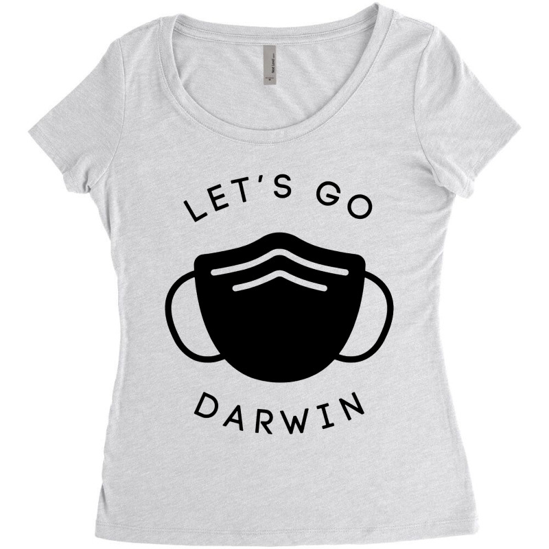 Lets Go Darwin Women's Triblend Scoop T-shirt by Suettan | Artistshot