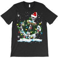 Santa Anchor Cool Christmas Lights Boating Sailing Boat Ship T Shirt T-shirt | Artistshot