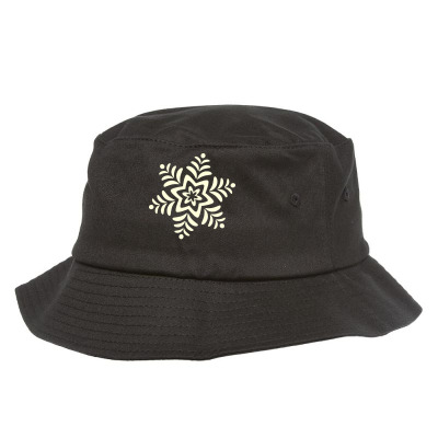 Snowflake T Shirtsnowflake Christmas Winter Holidays   Unblink Studio Bucket Hat Designed By Clotilde