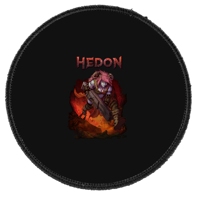 Hedon Original Cover Art (clothing Splash) Round Patch | Artistshot