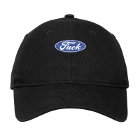 Fuck Distressed Adjustable Cap | Artistshot