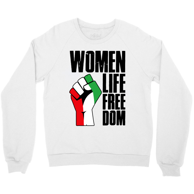 Women Life Freedom Vintage Crewneck Sweatshirt by Blackbubbles | Artistshot