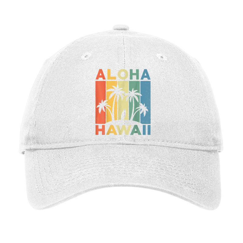 Aloha Hawaii Hawaiian Island Shirt Palm Beach Surfboard Surf T Shirt Adjustable Cap by cm-arts | Artistshot