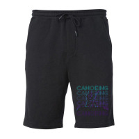 Canoeing Canoeist Canoe Retro Gift Fleece Short | Artistshot