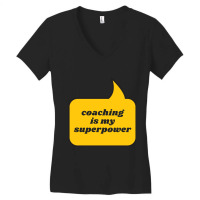 Coaching Is My Superpower Women's V-neck T-shirt | Artistshot