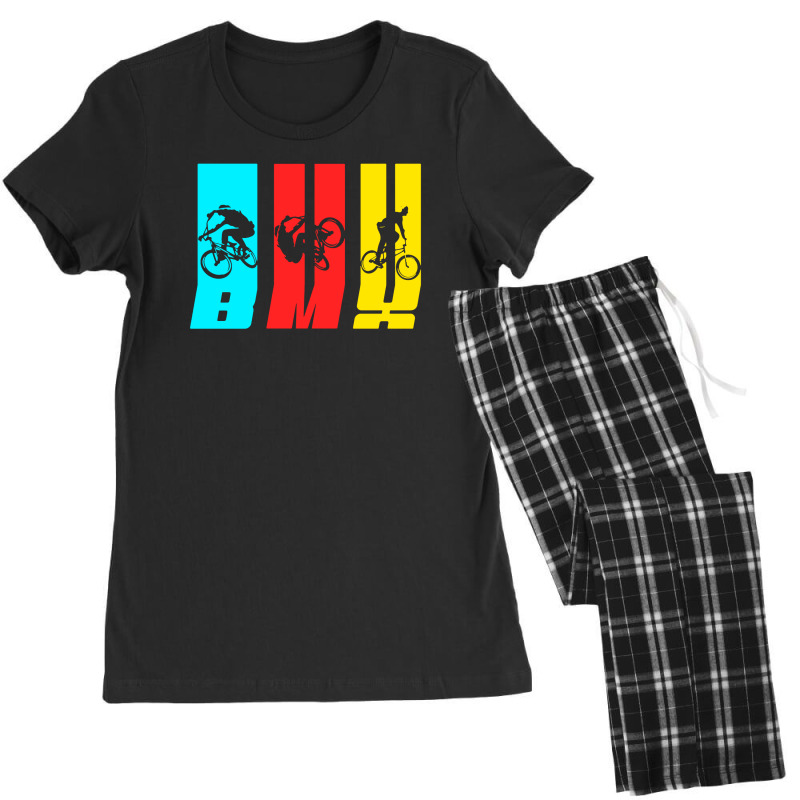 Bmx Motocross Bike Racing Bicycle Women's Pajamas Set by cm-arts | Artistshot