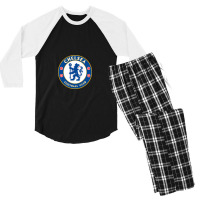 Fc #chelsea Men's 3/4 Sleeve Pajama Set | Artistshot