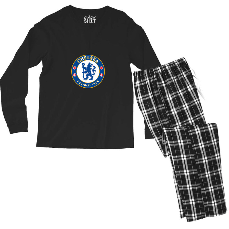 Fc #chelsea Men's Long Sleeve Pajama Set | Artistshot