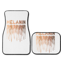 Drippin Melanin For Women Pride   Gifts Black History Month T Shirt Full Set Car Mats | Artistshot