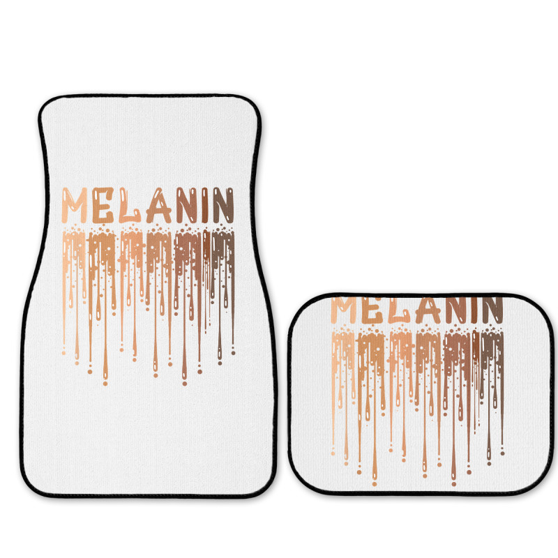 Drippin Melanin For Women Pride   Gifts Black History Month T Shirt Full Set Car Mats | Artistshot