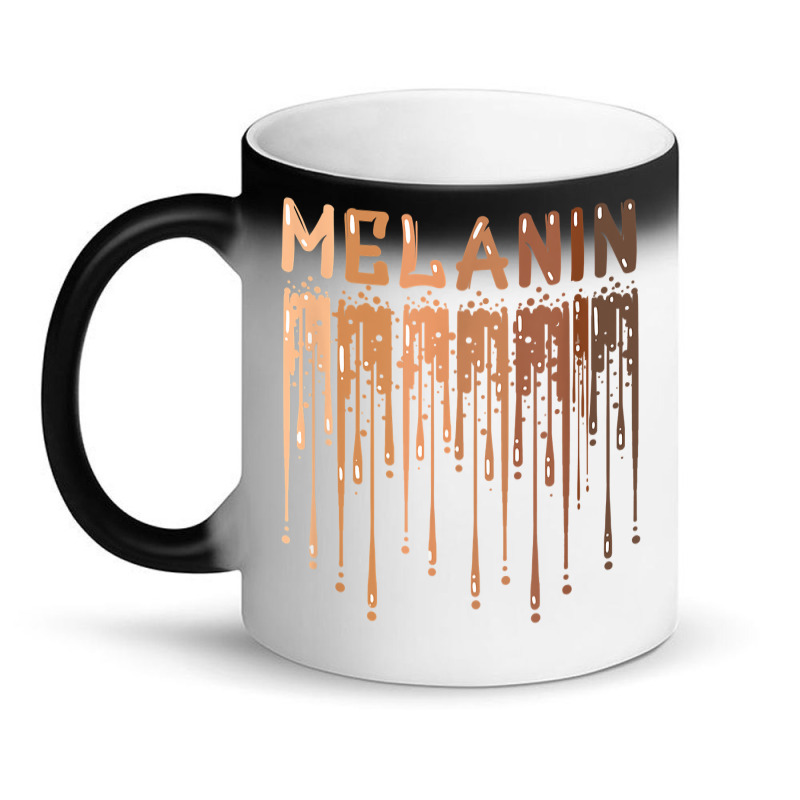 Drippin Melanin For Women Pride   Gifts Black History Month T Shirt Magic Mug | Artistshot