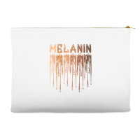 Drippin Melanin For Women Pride   Gifts Black History Month T Shirt Accessory Pouches | Artistshot