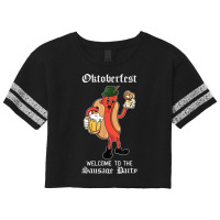 Sausage Party Oktoberfest Funny Bratwurst German Festival Tshirt Scorecard Crop Tee | Artistshot