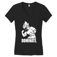 Dominate A Vegeta Bodybuilding A Anime Gym For Friend Women's V-neck T-shirt | Artistshot