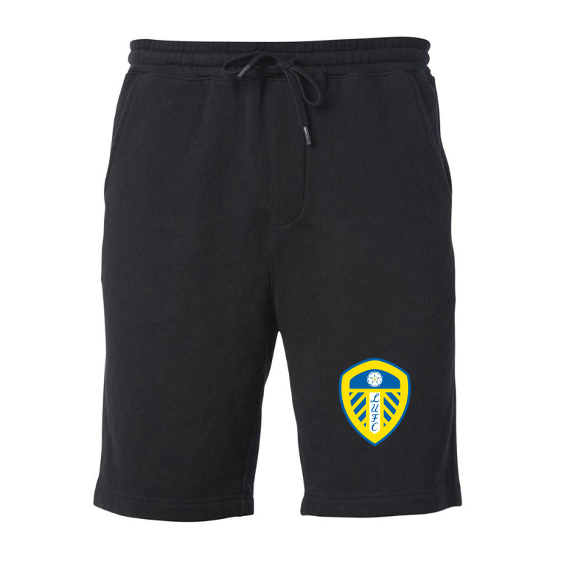 Fc #leeds United Fleece Short | Artistshot