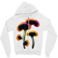 Mycology Colourful Magic Wild Mushrooms Fungiphile T Shirt Zipper Hoodie | Artistshot