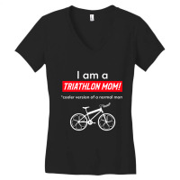 I Am A Triathlon Mom! Women's V-neck T-shirt | Artistshot