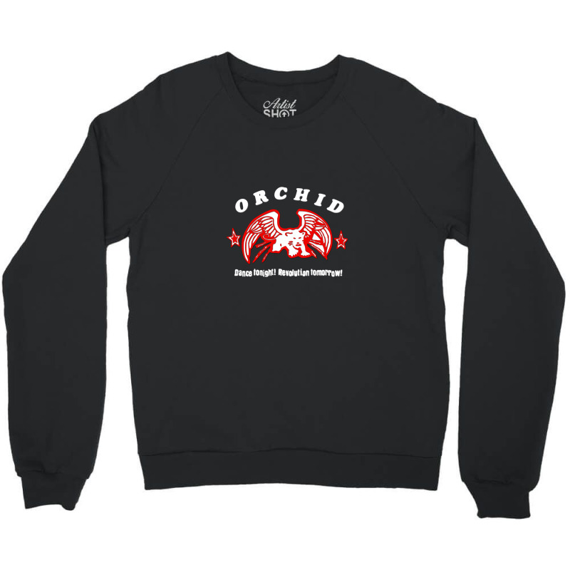 Orchid Dance Tonight Revolution Crewneck Sweatshirt by MichaelHolland | Artistshot