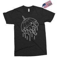 Neo Traditional Umbrella With Thunderstorm Outline Tattoo T Shirt Exclusive T-shirt | Artistshot