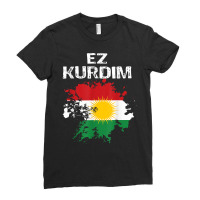 Kurden Kurdistan Newroz Kurdi Flag Her Biji Kurdistan T Shirt Ladies Fitted T-shirt | Artistshot