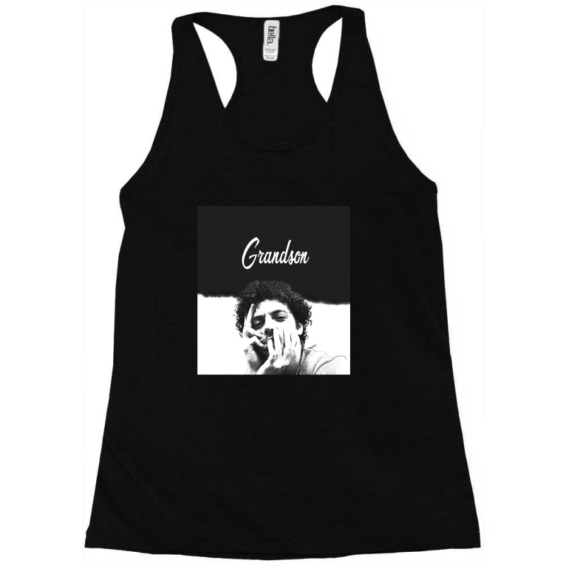 Black And White Grandson Racerback Tank by LarryCory | Artistshot