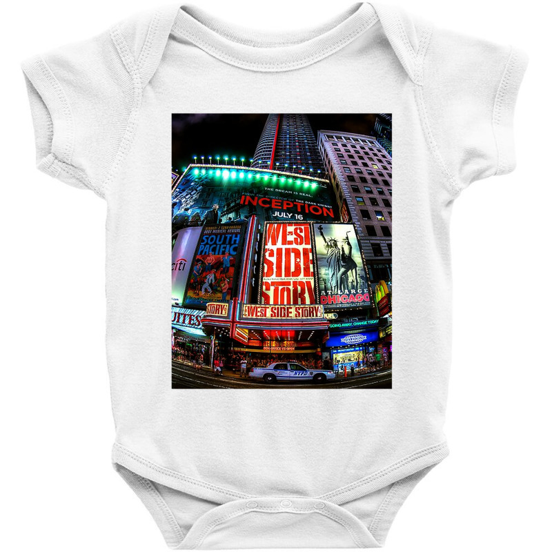 Times Square Baby Bodysuit by shusui | Artistshot