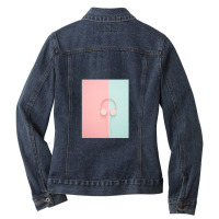 Music For Your Ears... Ladies Denim Jacket | Artistshot