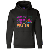 Nuthin  Wrong With Tri In Champion Hoodie | Artistshot