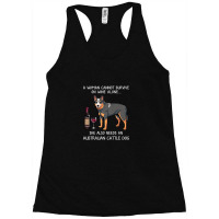 Australian Cattle Dog And Wine Funny Dog Racerback Tank | Artistshot