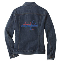 Capitals Merch Ladies Denim Jacket | Artistshot