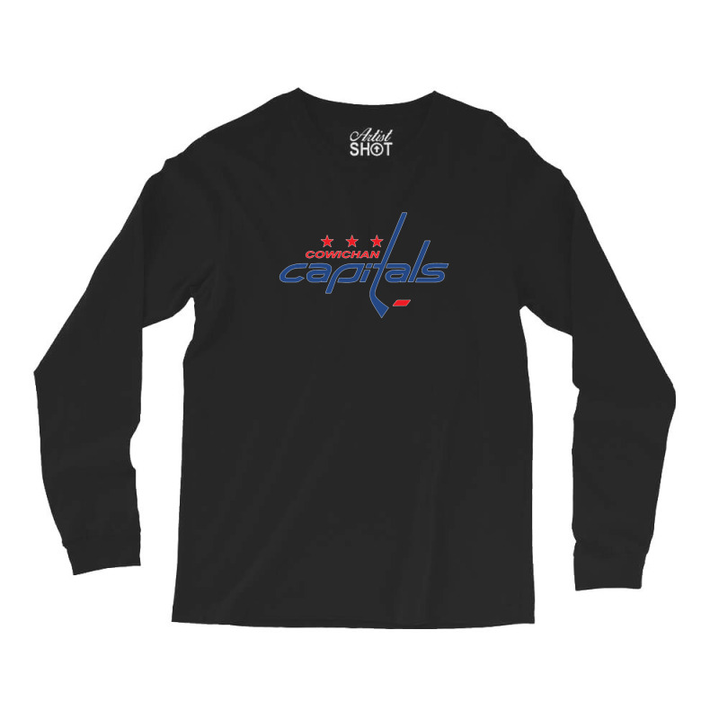 Capitals Merch Long Sleeve Shirts by cm-arts | Artistshot