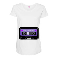 Arijit Singh Playlist Maternity Scoop Neck T-shirt | Artistshot