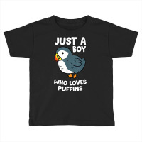 Just A Boy Who Loves Puffins Iceland Seabird Puffins T Shirt Toddler T-shirt | Artistshot