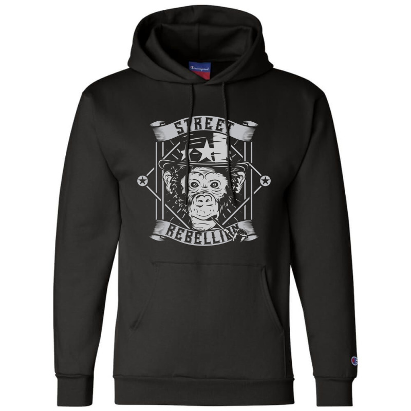 Monkey Street Rebellion Champion Hoodie | Artistshot