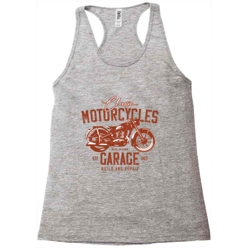 Motocycle Garage Racerback Tank by Perfect Designers | Artistshot