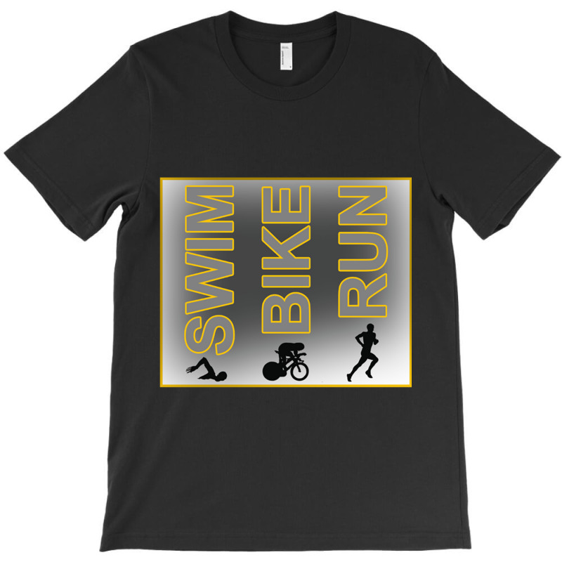 Swim Bike Run (3) T-Shirt by KENNETHPCLING | Artistshot