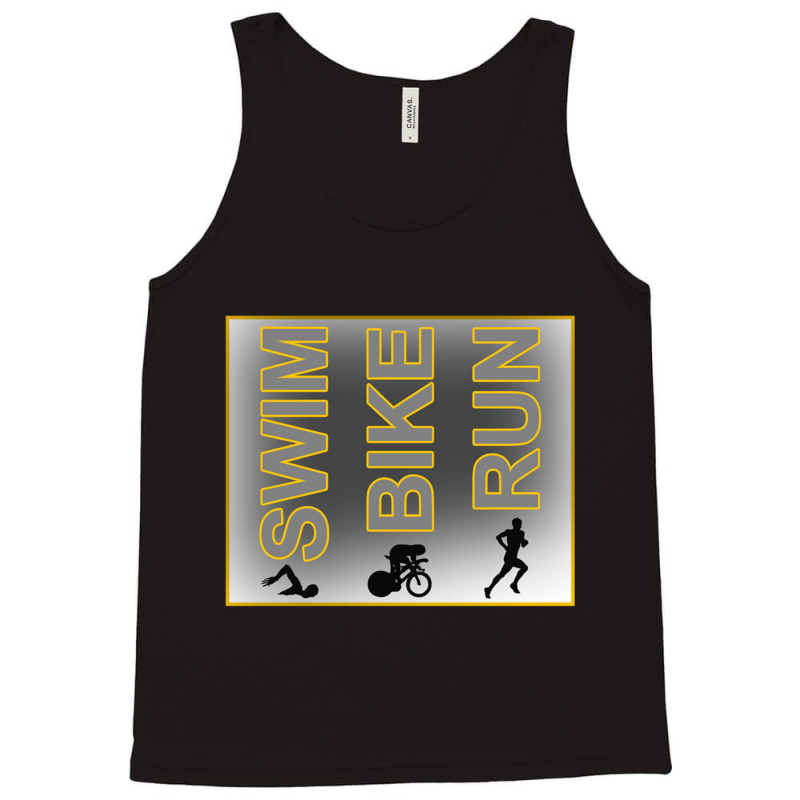 Swim Bike Run (3) Tank Top by KENNETHPCLING | Artistshot