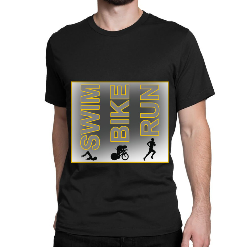 Swim Bike Run (3) Classic T-shirt by KENNETHPCLING | Artistshot