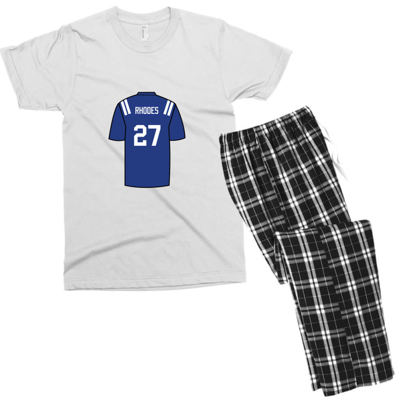 Xavier Rhodes Jersey No 27 Men's T-shirt Pajama Set | Artistshot