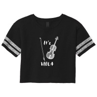 Music Instruments Violin Clef Scorecard Crop Tee | Artistshot