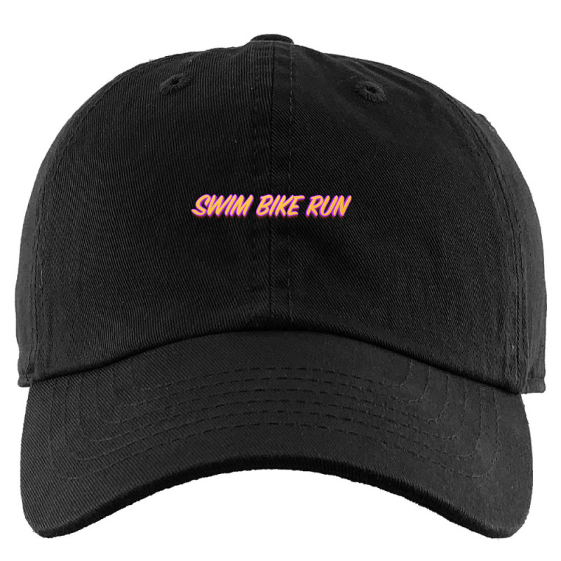 Swim Bike Run Kids Cap by KENNETHPCLING | Artistshot