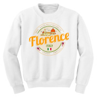 Florence Capital Of Tuscany Italy Vintage Souvenir Sweatshirt Youth Sweatshirt | Artistshot